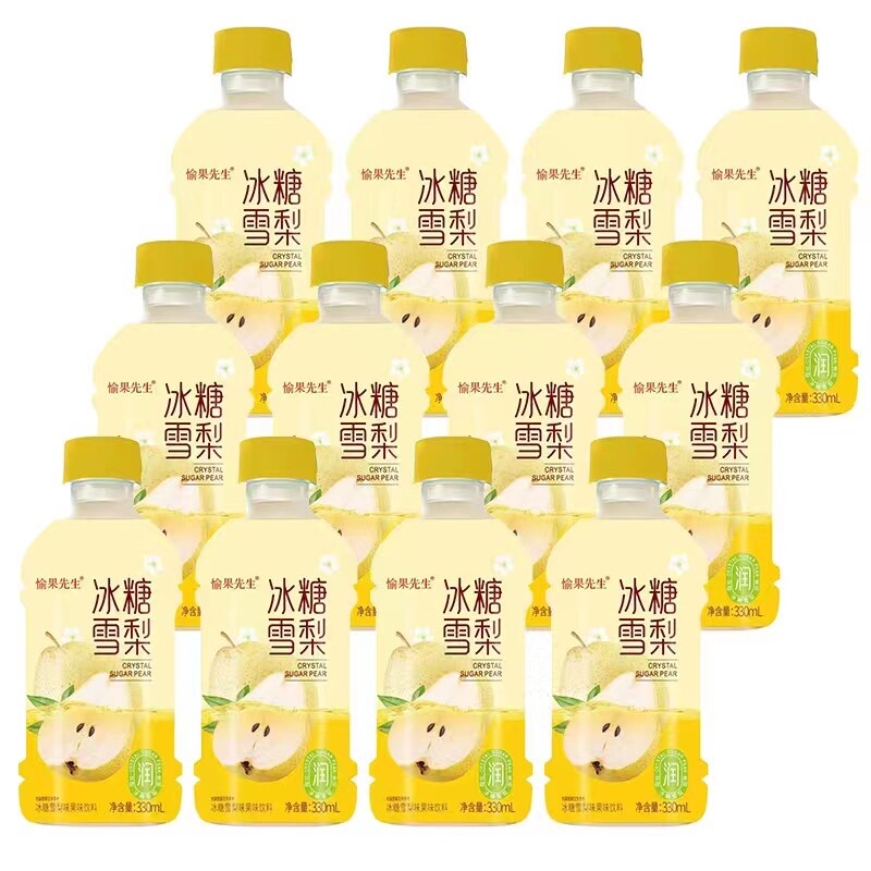 冰糖雪梨330ml*12瓶特价批发