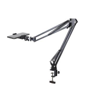 夹子款桌面俯拍手机直播支架补光灯画画书法绘画美甲第一视角拍摄万向架录视频可折叠桌面悬臂补光灯