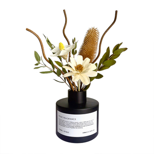 香薰家用室内持久卧室慵懒周末卫生间干花摆件小众高级熏香氛精油