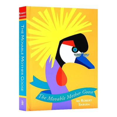 会动的鹅妈妈 英文原版 The Movable Mother Goose 幼儿童英语启蒙认知早教趣味书 童谣立体书 精装 亲子互动 4-8岁