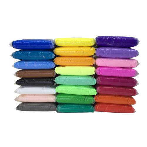 超轻粘土24色36色套装安全彩泥太空泥橡皮泥纸黏土大包装儿童玩具