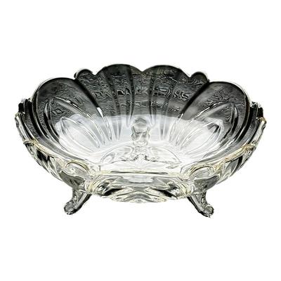 级感三足客厅家用水晶玻璃碗