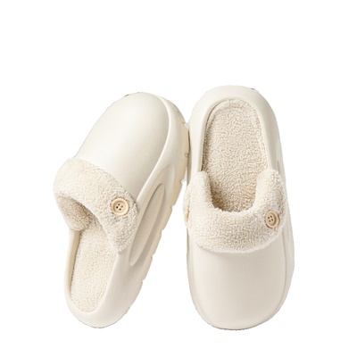 可拆卸棉拖鞋情侣防水可拆洗室内