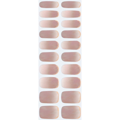 冰透uv美甲贴琥珀色半烤凝胶