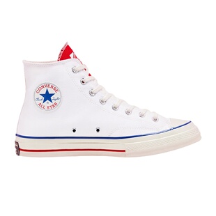 Converse匡威1970s白蓝红反标鞋舌外翻高帮帆布鞋166826C 166827C