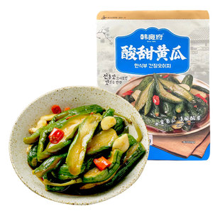 韩食府酸甜黄瓜泡菜延边朝鲜族腌小黄瓜咸菜韩式酱黄瓜下饭菜