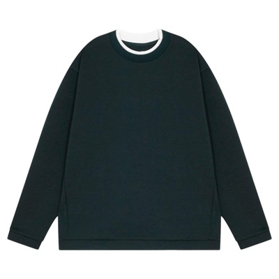 GLOBAL WORK 卫衣男2025冬季新款纯色休闲假两件长袖上衣580441