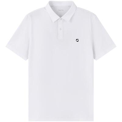 凉感抗菌桑蚕丝短袖POLO衫免烫