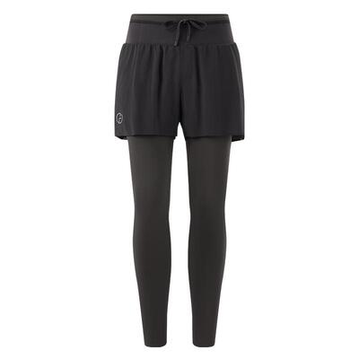 跑步裤男款腰包运动健身压缩裤女