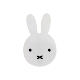 ins可爱白色米菲兔发夹miffy兔兔侧边夹子甜美少女心儿童发卡发饰