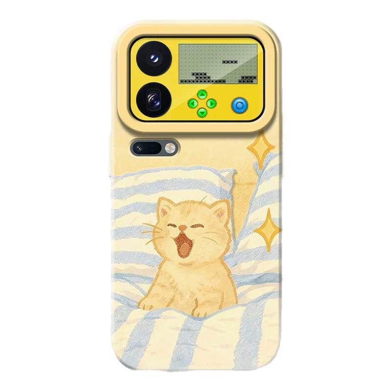 打哈欠猫咪适用小米18Pro手机壳新款Xiaomi卡通可爱18promax情侣款17男女简约15/14ultra高级感防摔软保护套