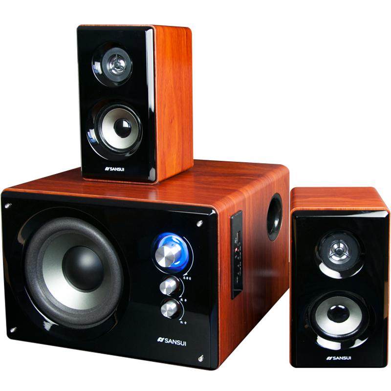 山水80A蓝牙k歌音响台式家用电脑音箱低音炮客厅连电视桌面有源