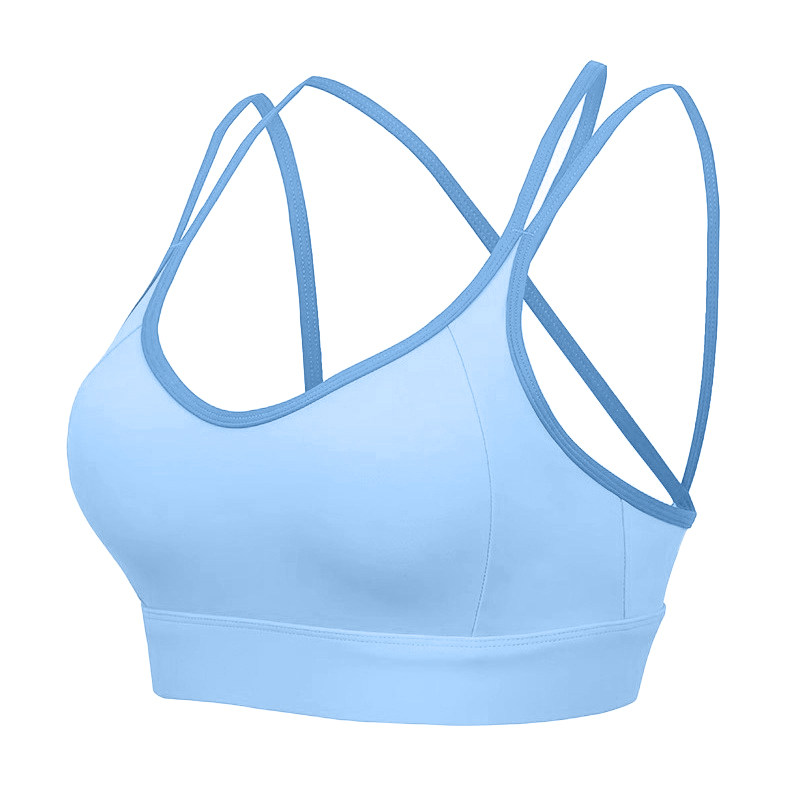 收副乳运动内衣女大码胖mm瑜伽服普拉提训练背心文胸跑步健身套装