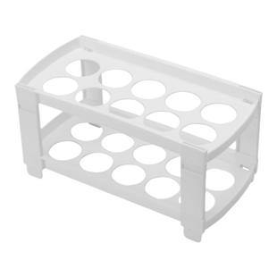 冰箱双层冰箱鸡蛋收纳架可重叠收纳盒分层式家用厨房放鸡蛋盒架托