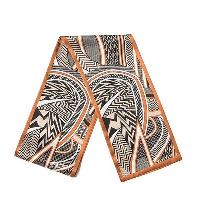 杭州丝绸秋冬季薄款男士真丝长丝巾围巾双层桑蚕丝丝巾商务男领巾