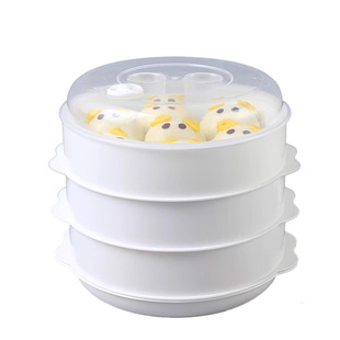 【微波炉专用蒸笼】微波炉专用盖蒸盒加热盖子热菜的蒸笼