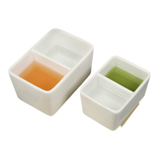 景德镇瓷器笔洗 方形白瓷大容量盛水 涮洗毛笔颜料笔 陶瓷大墨池 实用多功能水盂水碟调色碟墨宝精致文房