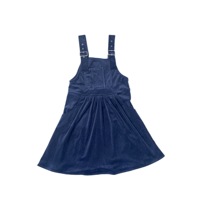 甜美秋冬灯芯绒吊带连衣裙女