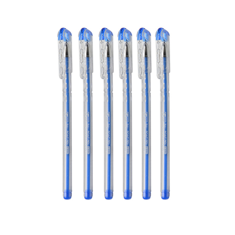 包邮 正品金万年K-3095圆珠笔 极细0.38mm透明杆圆珠笔 文具批发