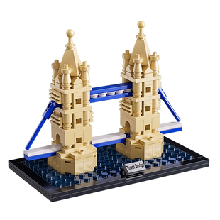 世界著名建筑模型儿童益智拼装积木泰姬陵男孩拼图凯旋门玩具礼物