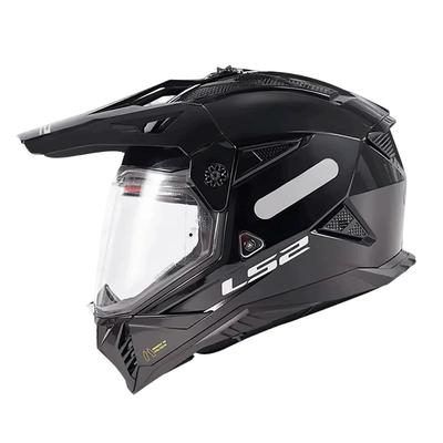 LS2摩托车头盔拉力盔全盔双镜片