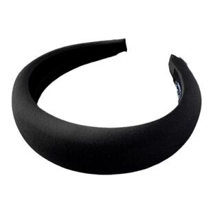 韩国高级感白色缎面高颅顶宽发箍厚海绵头箍显脸小头饰发卡女新款