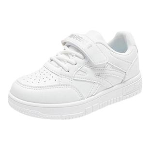 回力儿童小白鞋男童鞋子2025新款秋季白色板鞋休闲轻便女童运动鞋