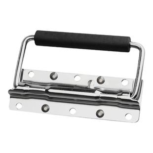 304不锈钢弹簧拉手工具箱活动提手工业设备铝箱可折叠把手 电池盒