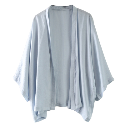 牛奶丝防晒衣女韩版新款夏季短款和服外搭开衫薄款外套百搭小披肩