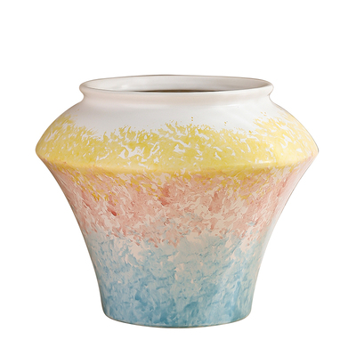 简约现代高级感家用桌面陶瓷花盆