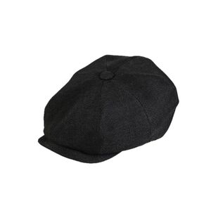 VION 英伦八角帽亚麻透气贝雷帽春夏季复古报童帽男女薄款帽子