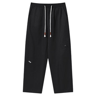 回力美式工装裤男款2026春季新款男士直筒宽松长裤阔腿休闲裤子男