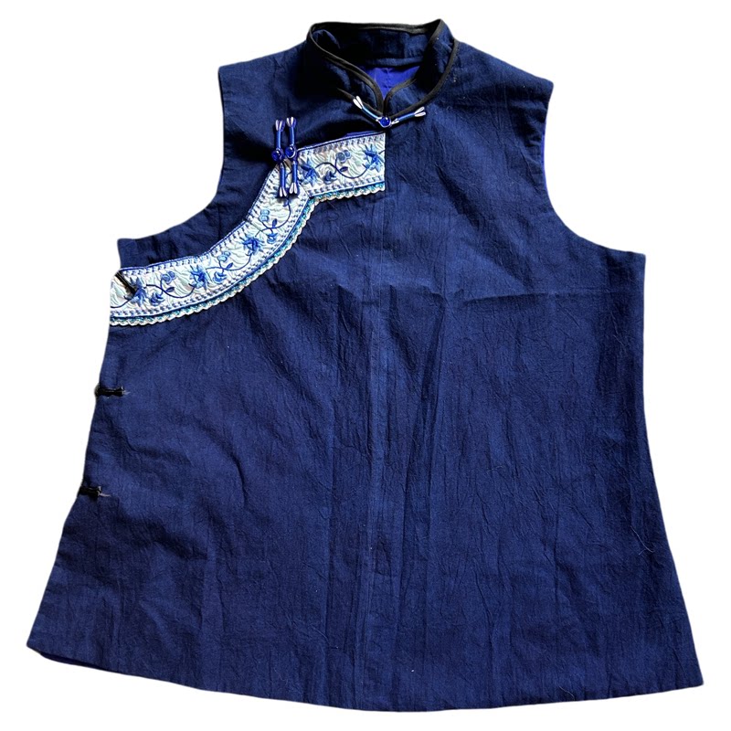 大理传统服饰比甲白族马甲茶服