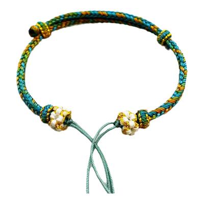 可穿转运珠黄金戒指玉石平安扣