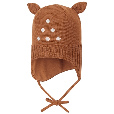 reima羊毛保暖休闲护耳针织帽
