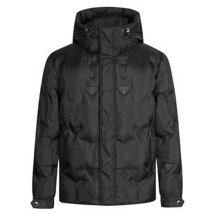 【90白鸭绒】曼加龙冬季新款时尚连帽男士羽绒服轻奢休闲外套