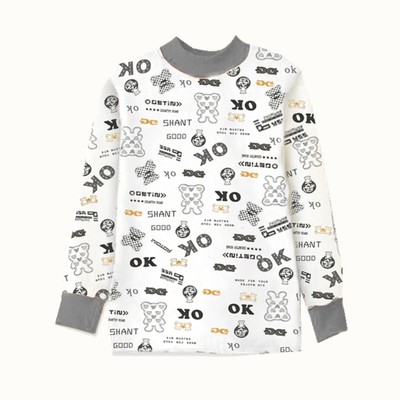 儿童纯棉内衣打底衫大码全棉睡衣