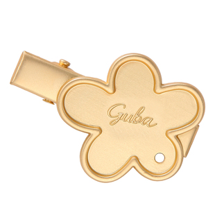 非遗手工宋锦diy发夹带盖底胚底托鸭嘴夹爱心小动物发饰合金配件