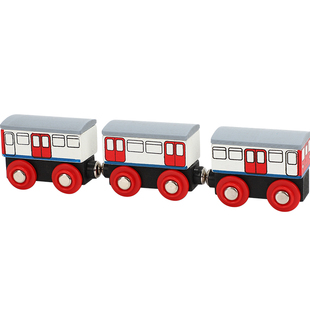 木质仿真小车惯性手推火车木制儿童玩具滑车米兔BRIO木质轨道