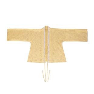 拟梦只留香 原创宋制对襟直袖旋裙春秋通勤日常汉服鹅黄青碧提花