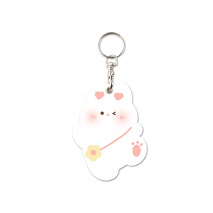 卡通门禁卡套小长方形圆形水滴airtag小区电梯感应卡钥匙扣保护套