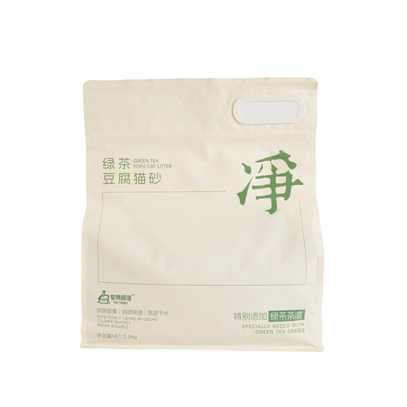 宠物部落绿茶豆腐猫砂强吸附除臭