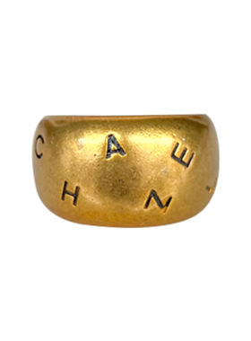 夸张小众独特字母925银戒指礼物