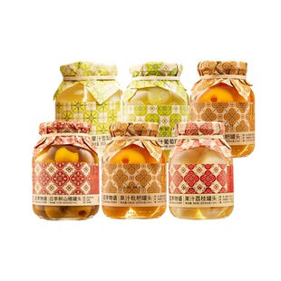 【李佳琦超级年货零食节】应季物语水果罐头果汁葡萄枇杷