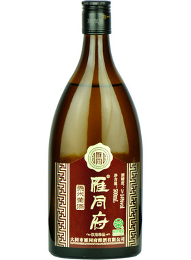 雁同府大同黍米黄酒500ml瓶装