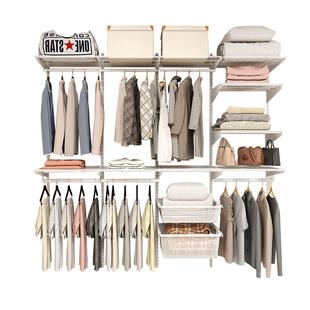 福倍斯金属衣帽间框架组合步入式2.4米置物架卧室家用定制衣柜子