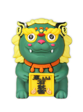 泰山石敢当国潮公仔摆件