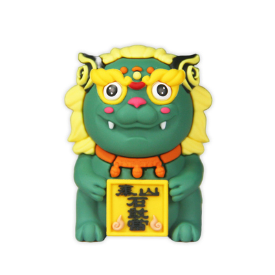 泰山石敢当国潮公仔摆件
