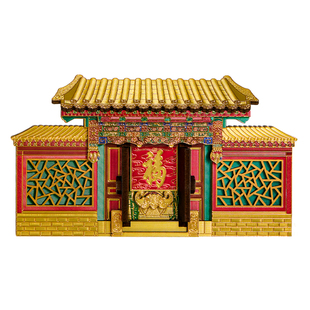 恭王府垂花门木质建筑冰箱贴博物馆文创旅游纪念北京生日伴手礼物