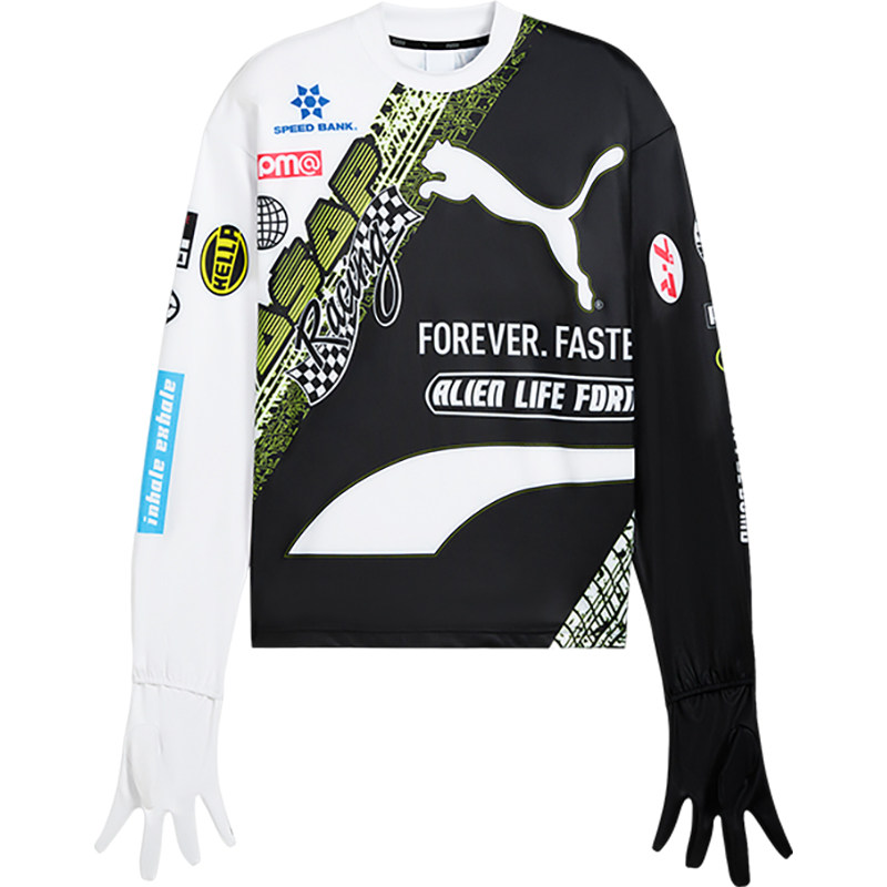 Puma/彪马正品A$AP Rocky男女时尚休闲拼接图案套头衫631714-02